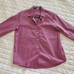 Women’s Purple linen shirt from Korea